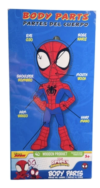 SPIDEY PUZZLE BODY PARTS