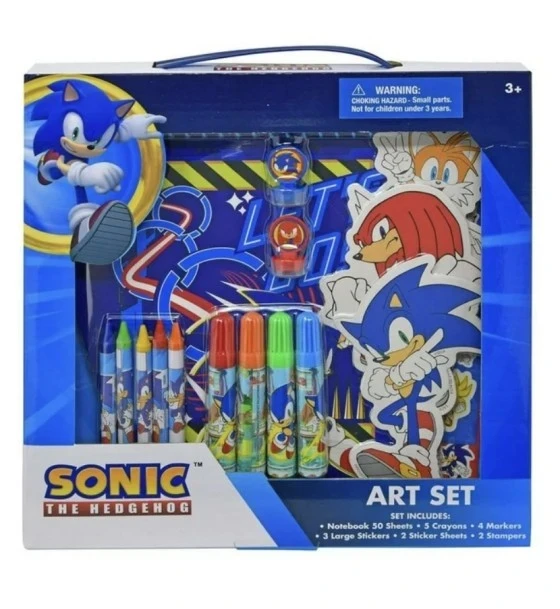 SONIC THE HEDGEHOG ART SET