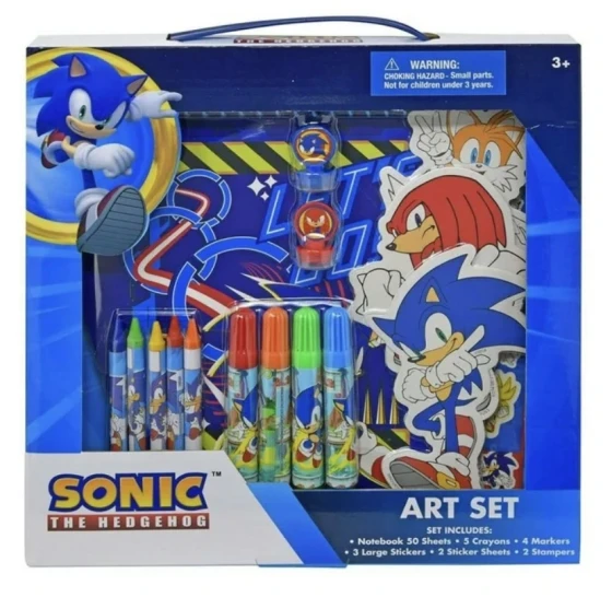 SONIC THE HEDGEHOG ART SET