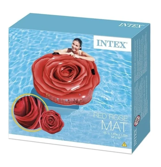 INTEX RED ROSE MAT 54 X 52 INCH FOR POOL