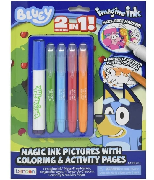 BLUEY 2 IN 1 BOOKS IMAGINE INK