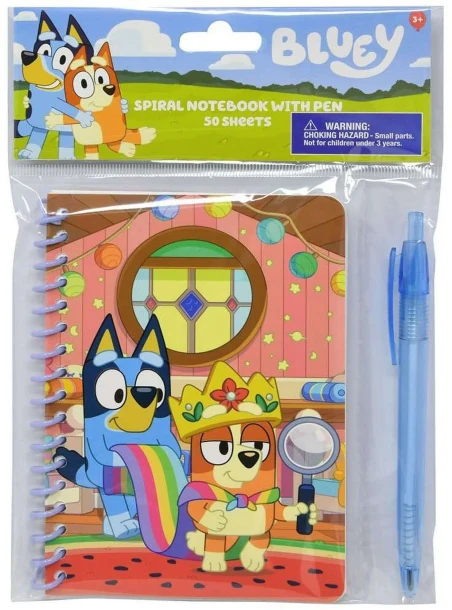 BLUEY NOTEBOOK WITH PEN
