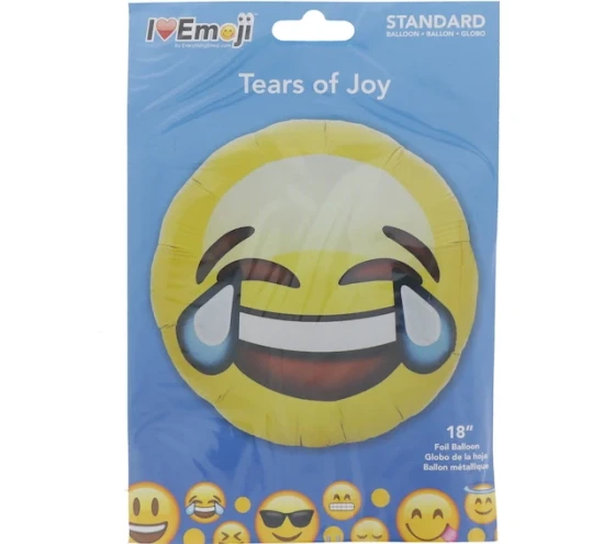 EMOJI TEARS OF JOY FACE BALLOON