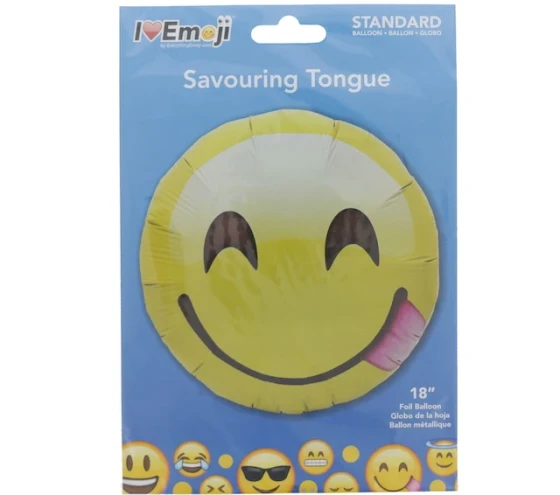 EMOJI SIDE TONGUE FACE BALLOON