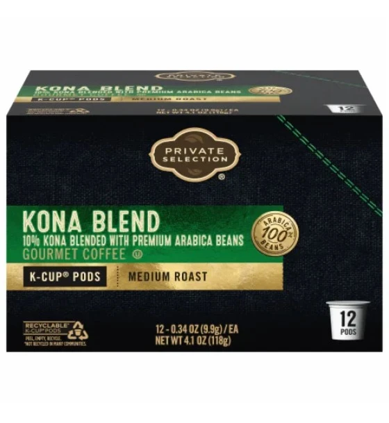 PRIVATE SELECTION KONA BLEND K CUPS 12 PODS