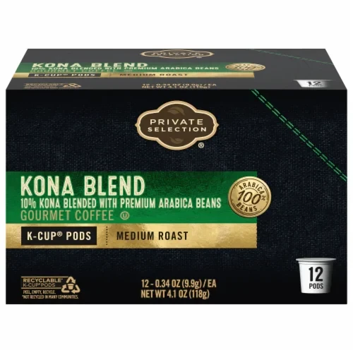 PRIVATE SELECTION KONA BLEND K CUPS 12 PODS