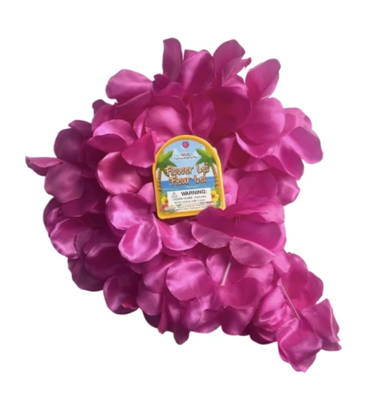 PINK FLOWER LEI