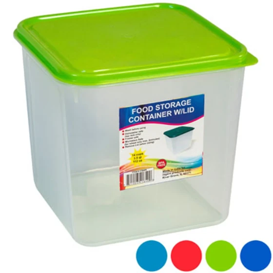FOOD STORAGE CONTAINER WITH LID 3.5 QT