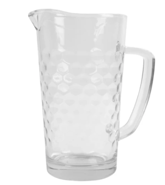 CRYSTAL GLASS PITCHER