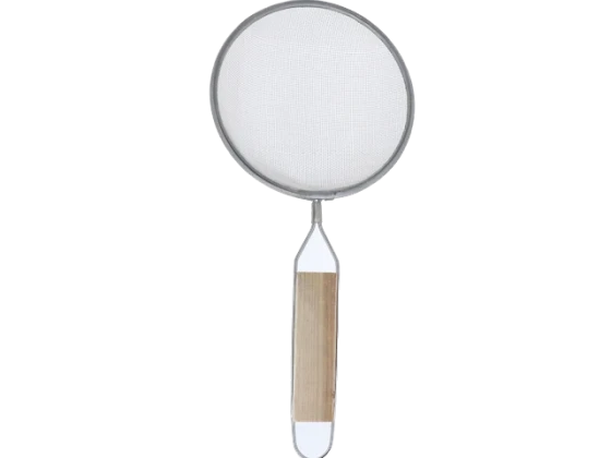 STRAINER WITH WOODEN HANDLE 5 INCHES