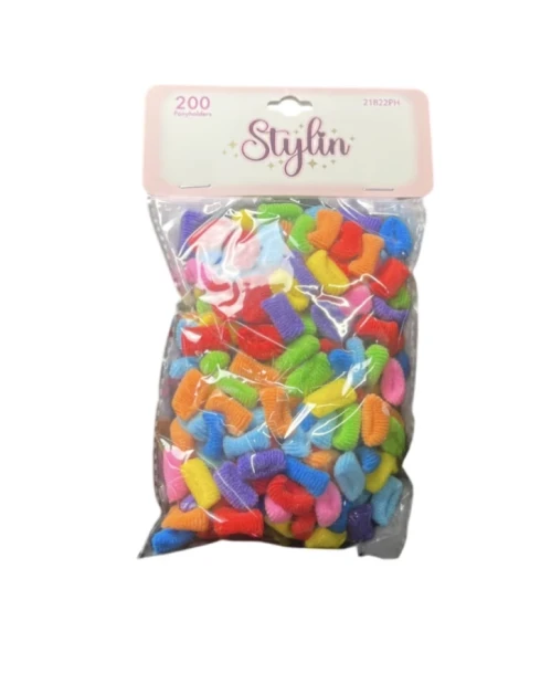 STYLIN MINI HAIR TIES 200 COUNT