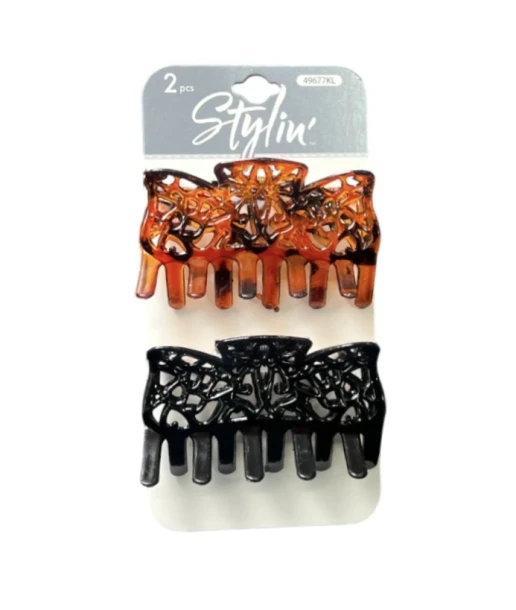 STYLIN HAIR CLIPS 2 COUNT
