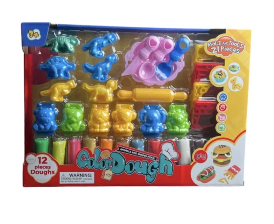 COLOR DOUGH 12 PIECES