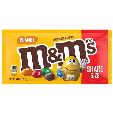 M M PEANUT SHARE SIZE