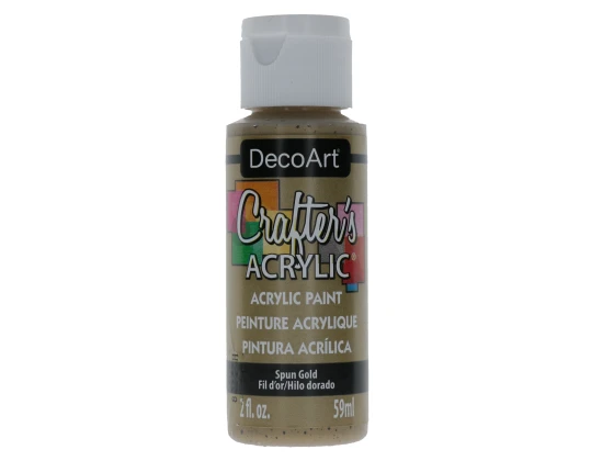 SPUN IN GOLD 2 OZ ACRYLIC PAINT