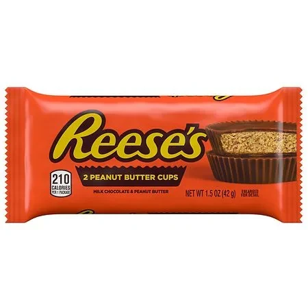 REESES PEANUT BUTTER CUPS 2 COUNT