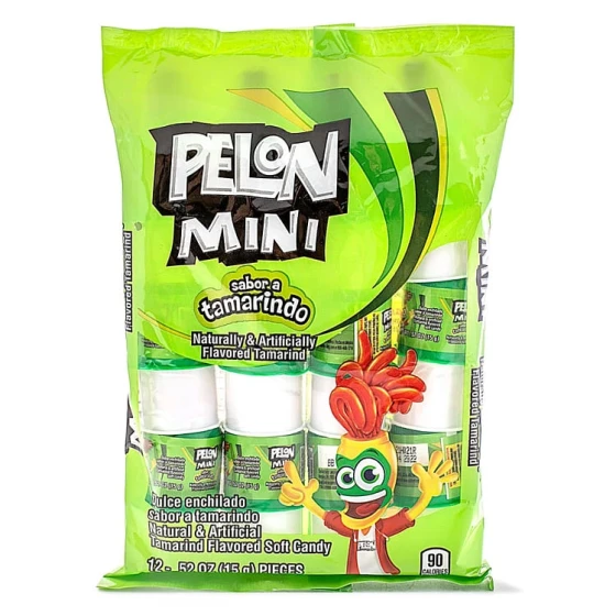 PELON MINI SABOR A TAMARINDO 12 PCS 45 OZ