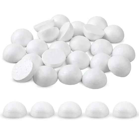 FOAM HALF BALLS 24 COUNT