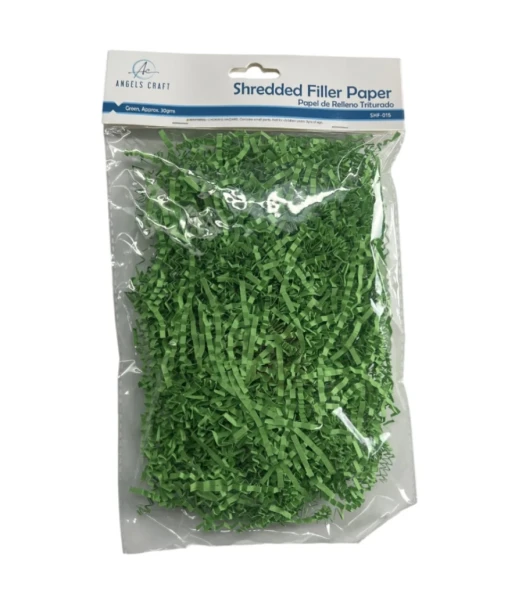 GREEN SHREDDED FILLER APPROX 30 GRAMS
