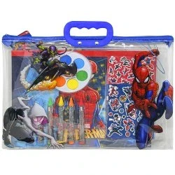 SPIDERMAN MARVEL ACTIVITY TOTE SET 12 PCS
