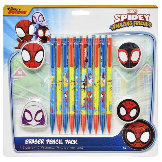 SPIDERMAN ERASER PENCIL PACK