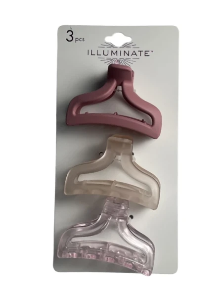 ILLUMINATE HAIR CLIP 3 PACK