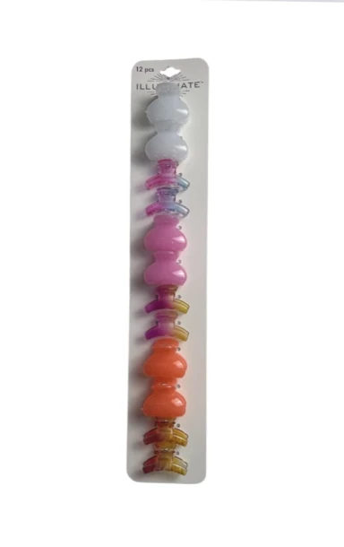 ILLUMINATE HAIR CLIPS 12 PCS