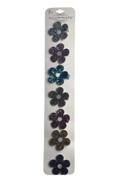 ILLUMINATE HAIR CLIPS 7 PCS