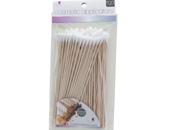 COSMETIC APPLICATORS WOODEN
