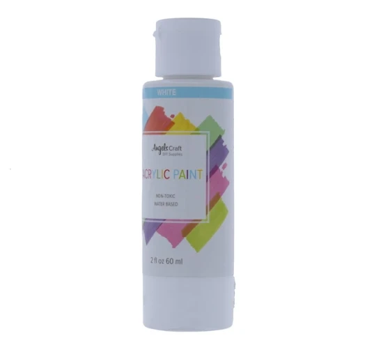 WHITE ACRYLIC PAINT 2 FL OZ