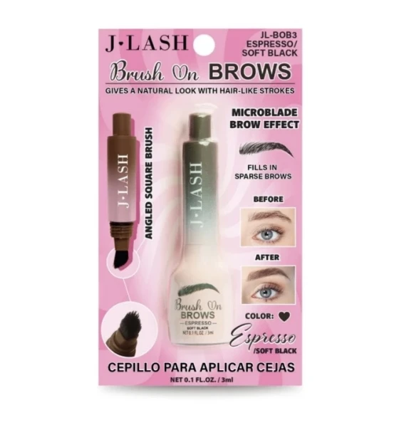 BRUSH ON BROWS SOFT BLACK