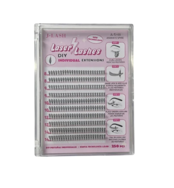 LASER LASHES DIY INDIVIDUAL EXTENSIONS ANIMATE SPIRE