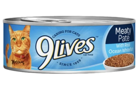 9 LIVES MEATY PATE WITH REAL OCEAN WHITEFISH