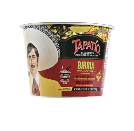 TAPATIO BIRRIA FLAVOR RAMEN NOODLE SOUP
