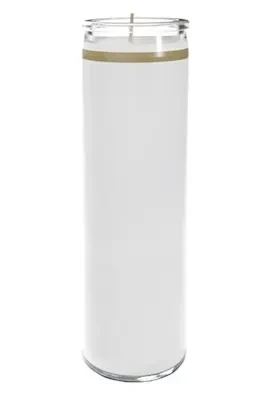 WHITE RELIGIOUS CANDLE