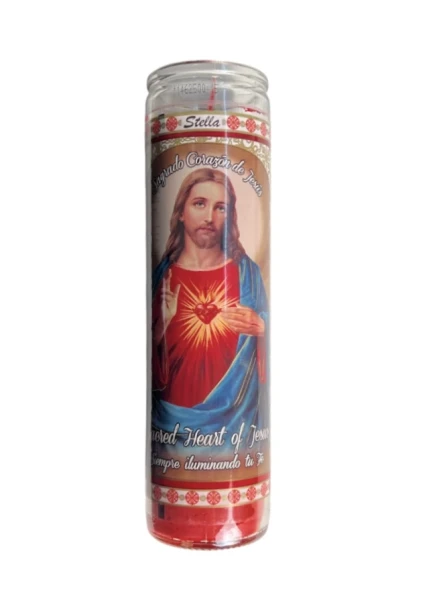 SAGRADO CORAZON DE JESUS RELIGIOUS CANDLE