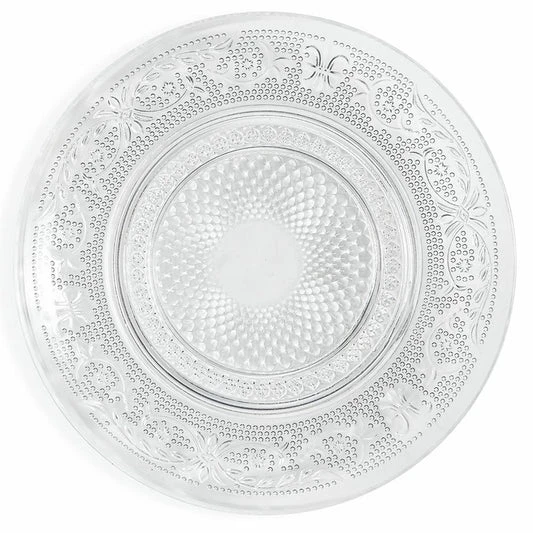 VINTAGE GLASS PLATE 7 INCH