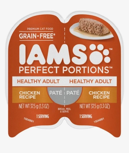 IAMS PERFECT PORTIONS CHICKEN RECOPE 37.5 G