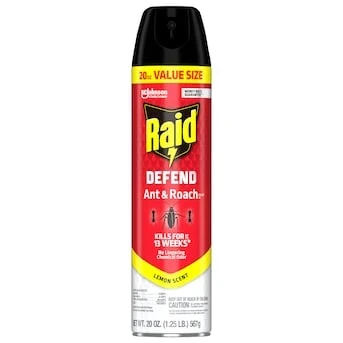 RAID ANT AND ROACH LEMON SCENT 17.5 OZ