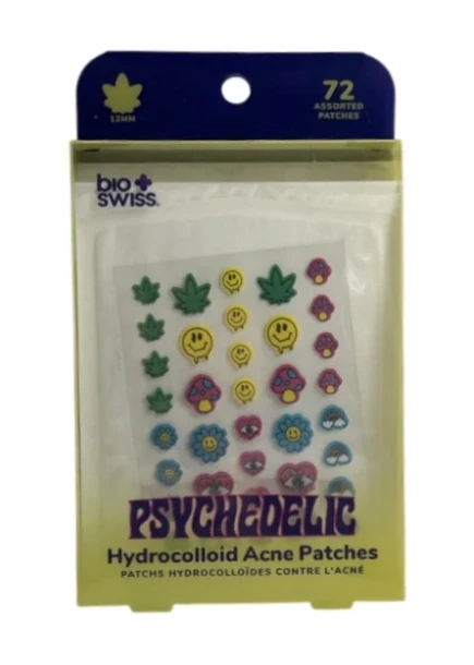 PSYCHEDELIC HYDROCOLLOID ACNE PATCHES 72 COUNT