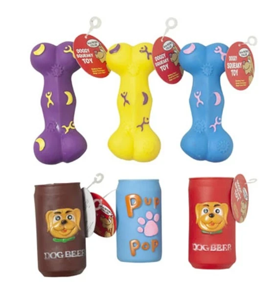 DOG BEER SQUEEKY TOY