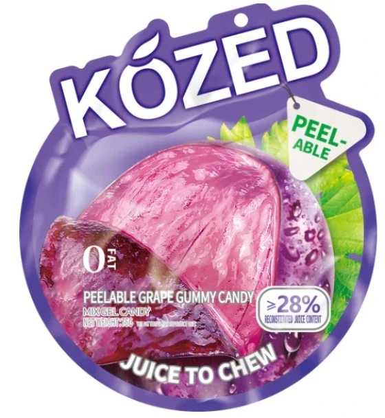 KOZED PEELABLE GRAPE GUMMY CANDY