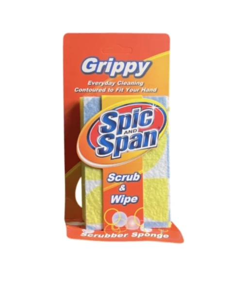 GRIPPY SPIC AND SPAN SCRUB AND WIPE