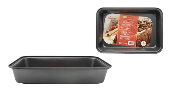 NON-STICK OBLONG BAKING PAN 12.6 X 8.7 INCH
