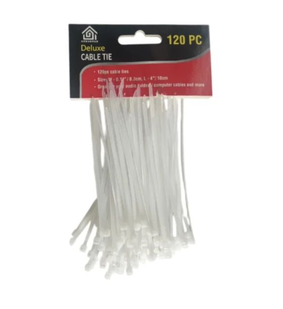 DELUXE CABLE TIE 120 PC ppp