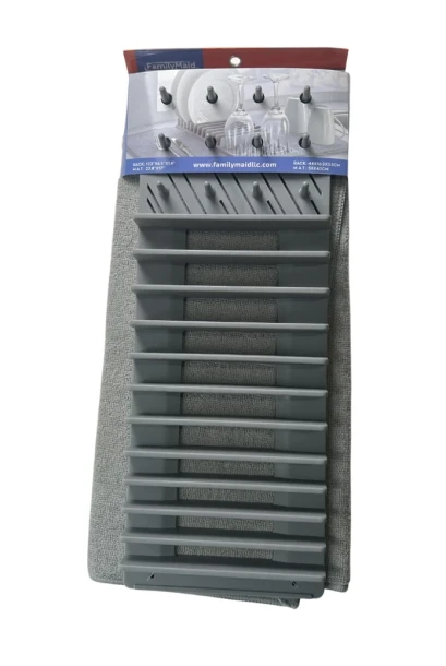 DISH DRYING MAT AND RACK
