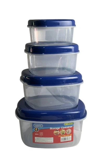 FAMILY MAID STORAGE CONTAINER 4 PCS 320 ML 550 ML 850 ML 1.3 L