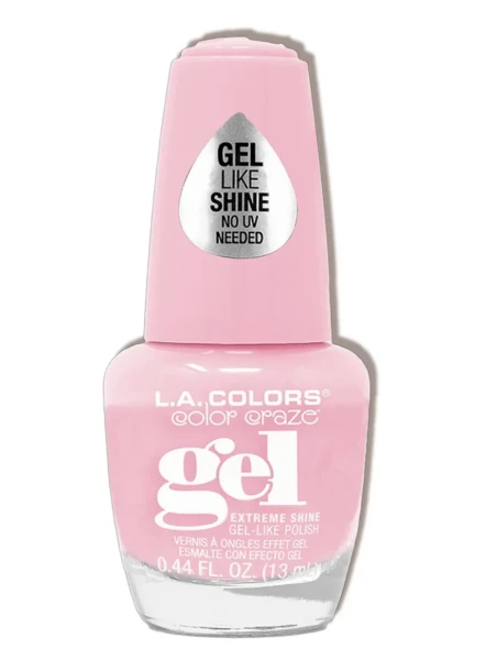 PINK GLAZE LA COLORS GEL POLISH