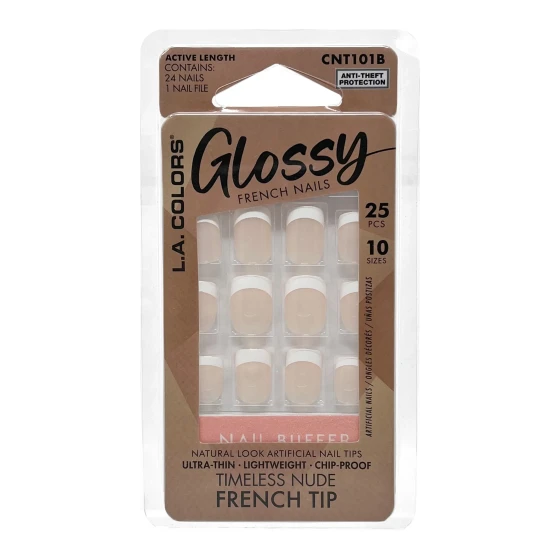 GLOSSY FRENCH NAILS