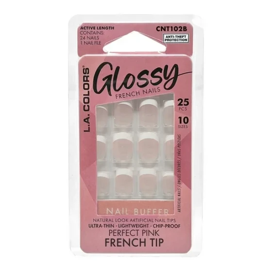GLOSSY FRENCH NAILS